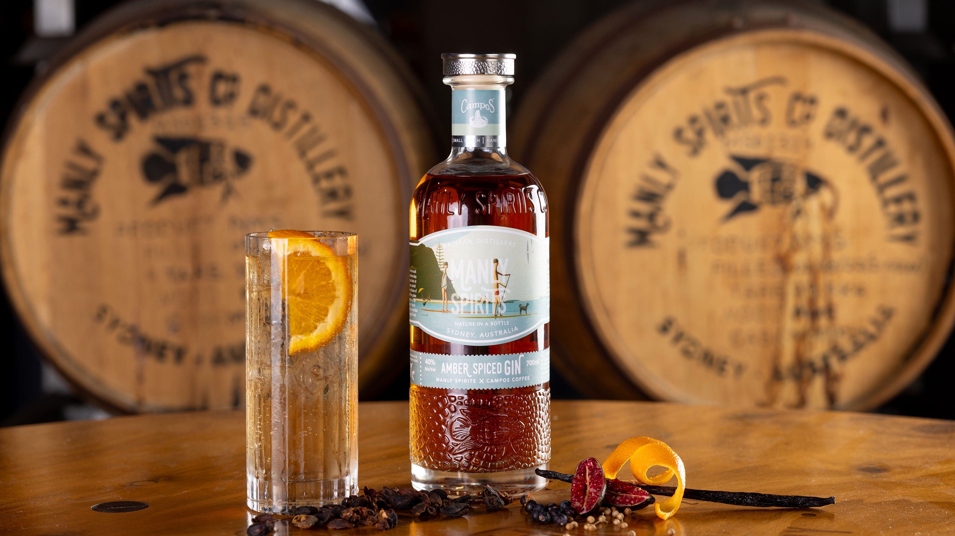 Amber Spiced Gin & Tonic