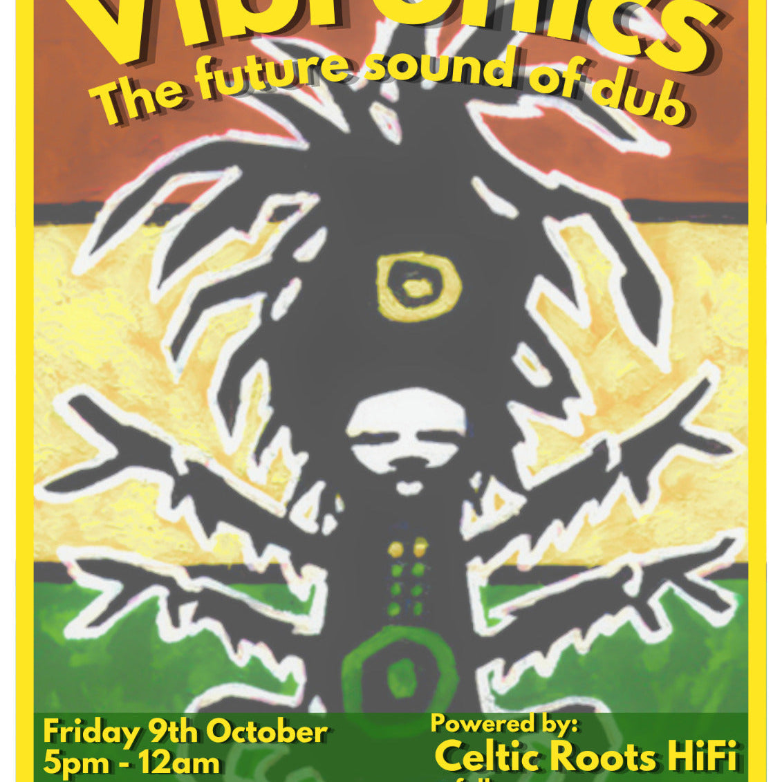 Vibronics event poster for 9 October 2026 at Manly Spirits Co. Distillery in Brookvale.
