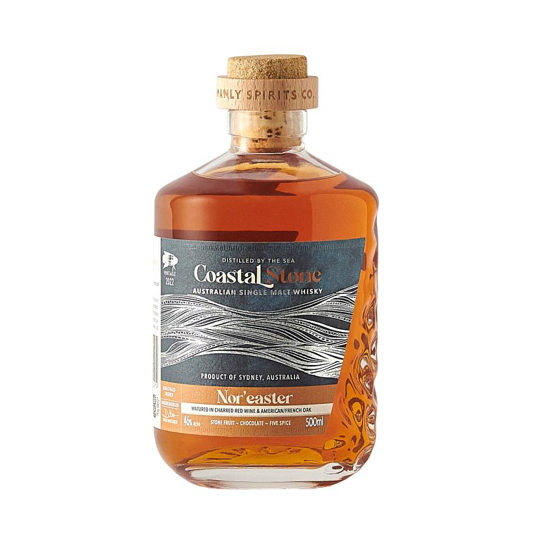 Coastal Stone Single Malt Nor'easter Whisky 500ml