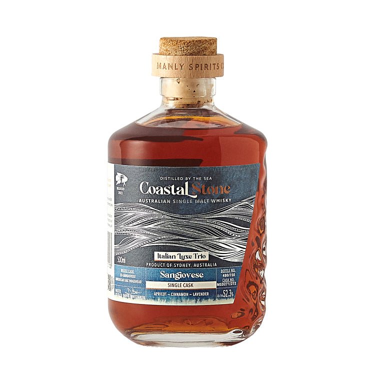 Coastal Stone Italian Series Sangiovese Cask Whisky 500ml