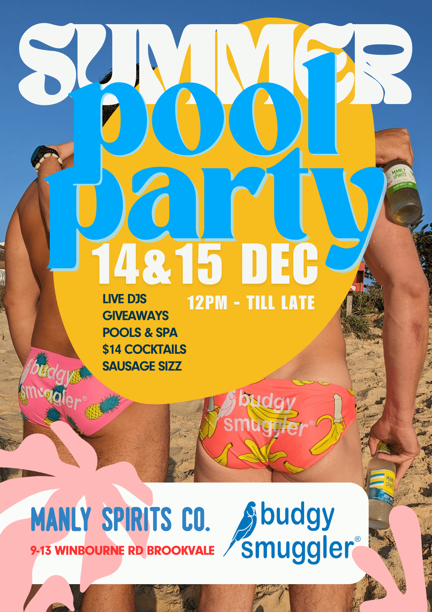 Budgy Smugglers Summer Pool Party