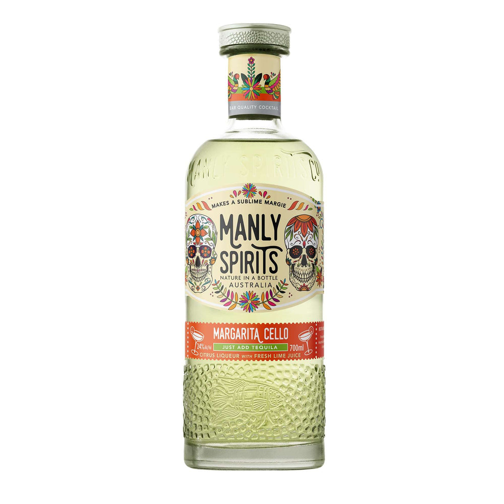 Manly Spirits Margarita Cello Liqueur 700ml. Just add tequila for the perfect margarita.