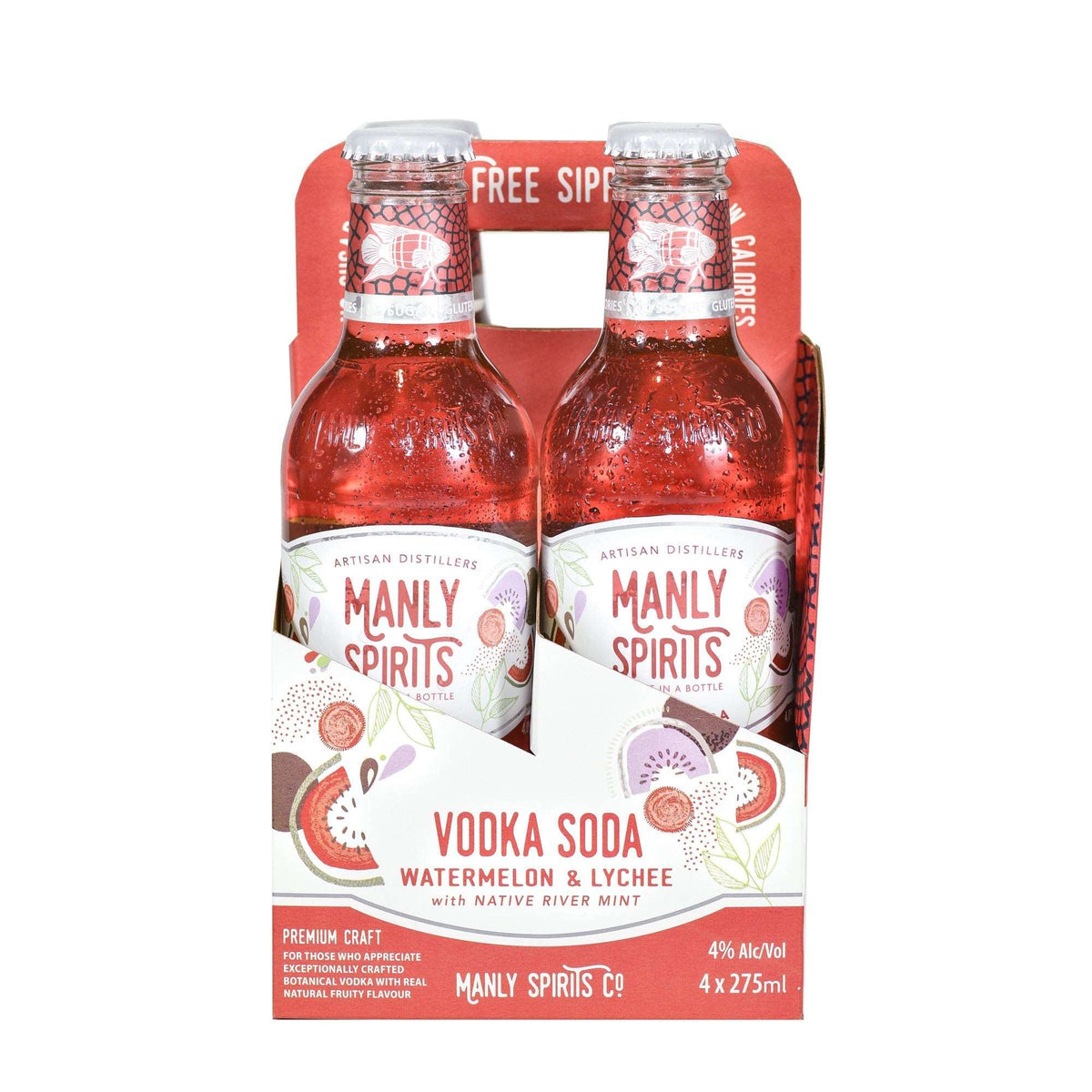 Premix Watermelon Lychee Vodka Soda Premixed Drinks