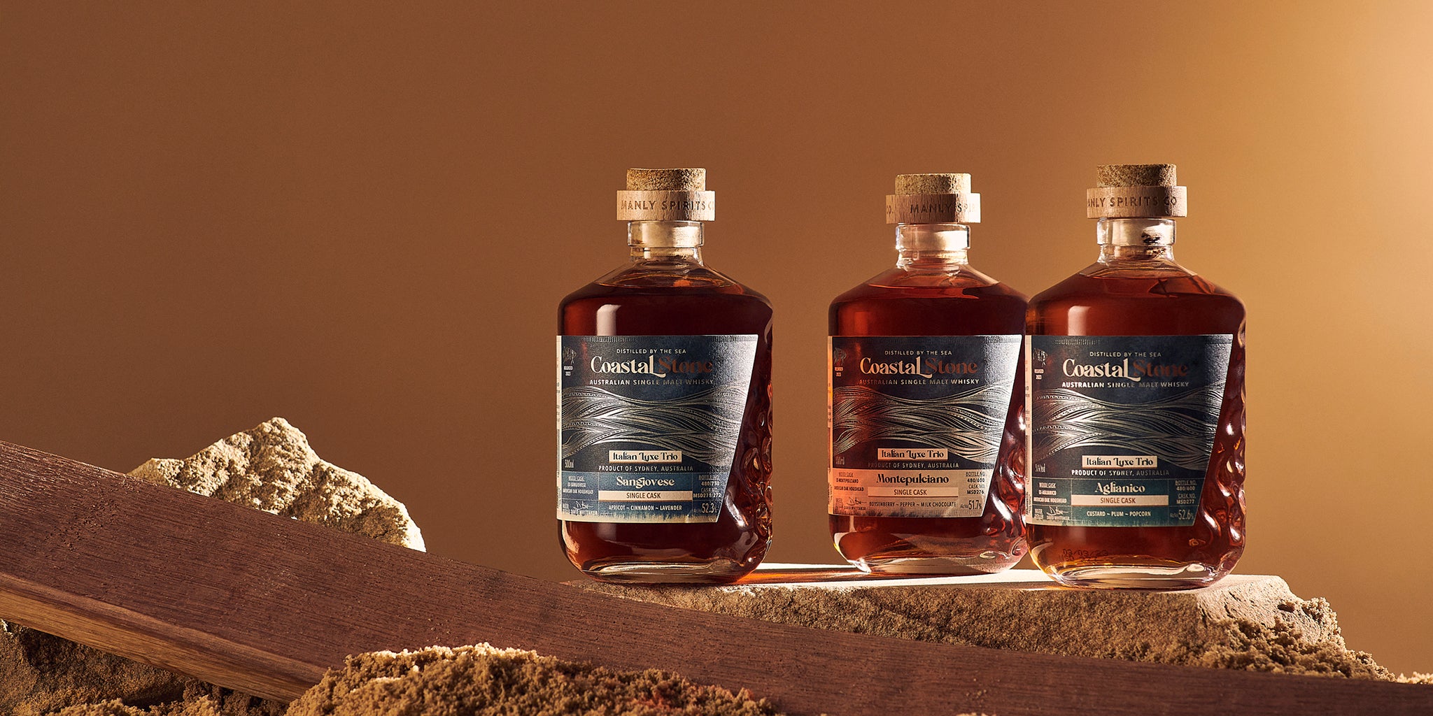 Coastal Stone Whisky - Luxe Italian Trio