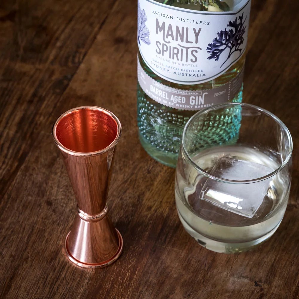 Manly Spirits Co Barware. 4 Piece Copper Cocktail Making Set