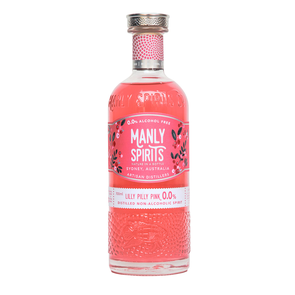 Manly Spirits Lilly Pilly Pink Zero Alcoholic Spirit 700ml
